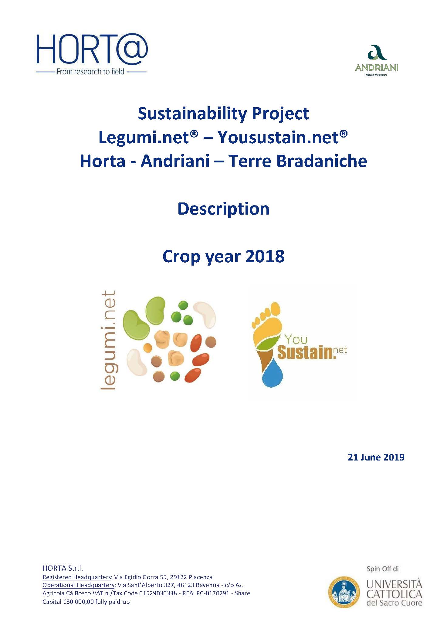 REPORT CAMPAGNA 2018