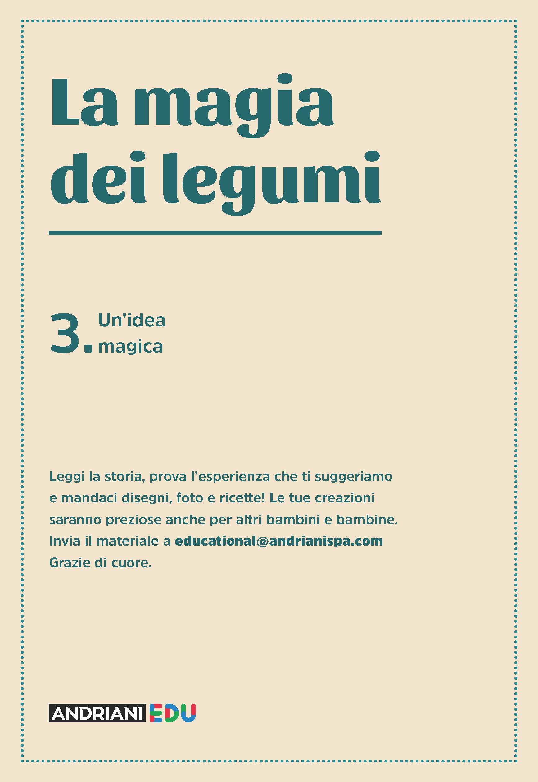 3. Un’idea magica